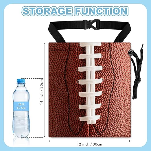 Football Texture Car Trash Bag - Waterproof Car Trash Bag Hanging Leakproof Car Garbage Bag - Washable Reusable Trash Bag For Car Interior Hanging Organizer Storage Vehicle Travelling Camping