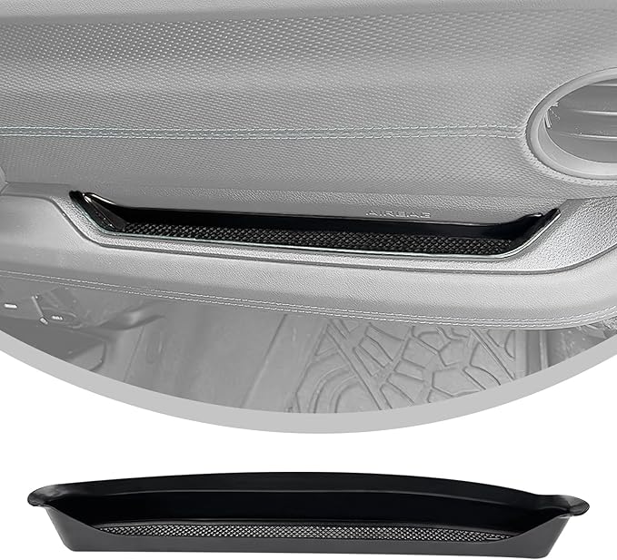Grab Bar Tray Fit for 2018-2023 Jeep Wrangler JL JLU 4XE/Gladiator JT Storage Bin Handle Organizer Grab Handle Box Passenger Side Grabtray for Wrangler&Gladiator Accessories(18-23 Grab Bar Tray)