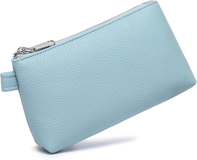 PU Leather Makeup Simple and Convenient Handbag Small Exquisite Storage Bag (PU/Phthalocyanine Blue)