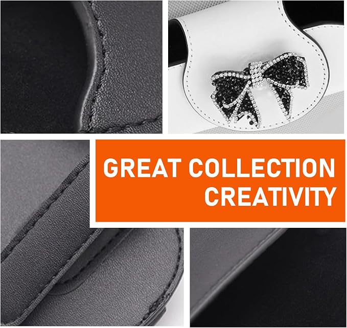 Sunglass Holder for Car Visor, Scratch-resistant Sunglasses Storage Holder, Sun Visor Storage Box Accessory