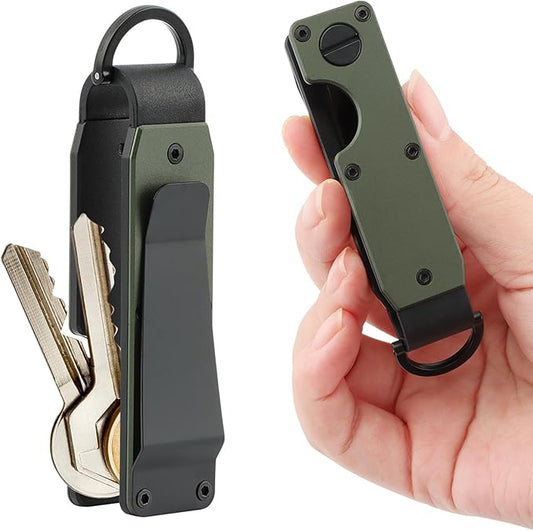Key Organizer, Chain Holder Organizer, Minimalist Holder for keychain Secures 1-5 Keys