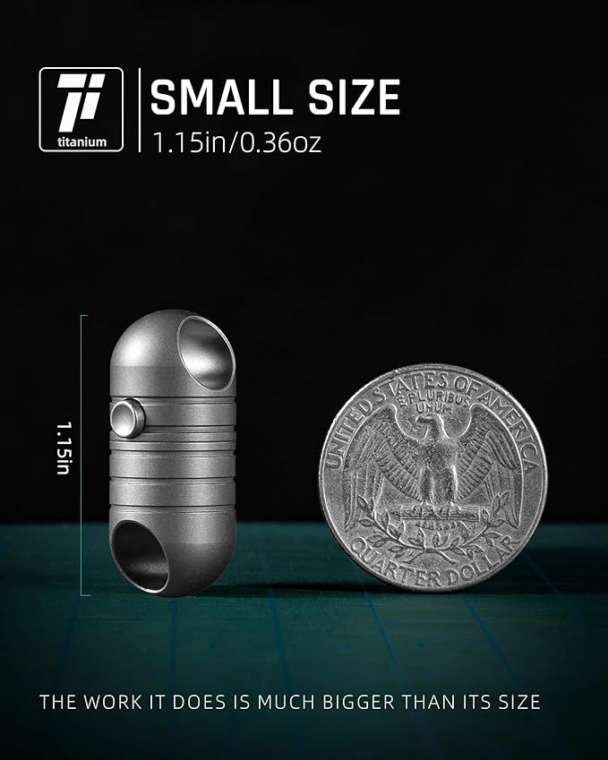 TISUR Magnetic Quick Release Keychain,Titanium Detachable Key Chain Rings Holder Connector for Men Car Keys