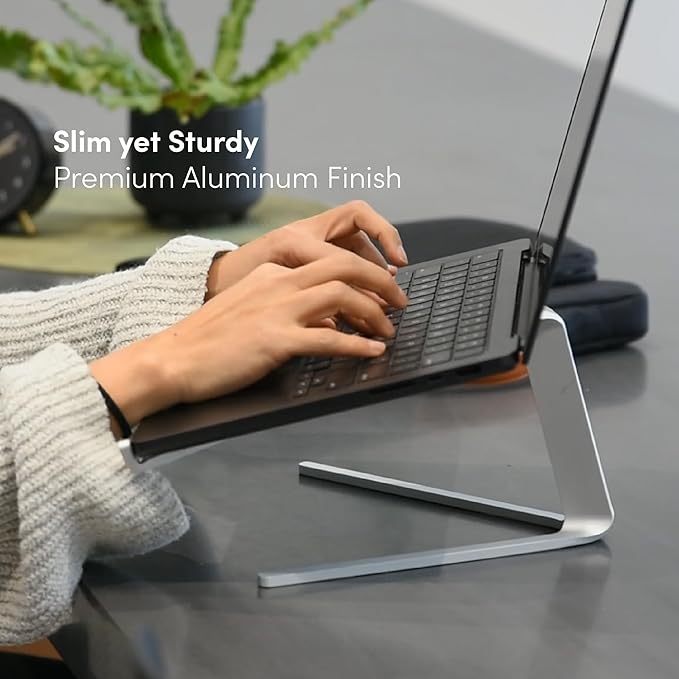 Aluminum Laptop Stand for Desk, fits 13" - 16" Laptops