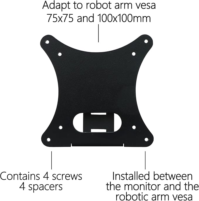 SB220Q VESA Adapter Compatible with Acer SA220Q,SA230,SA240Y,SA270,SB230,SB240Y,SB270,HA220Q,HA270,R221Q,R231,R241Y,RT240Y,RT270,R271,RT270,H226HQL,H236HL,H276HL,G227HQL,G237HL,G247HYL,G257HU,G257HL