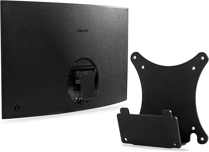VESA Mount Adapte Compatible with Samsung Curved Monitors U32R590, U32R590C, U32R592, and U32R591 VESA Adapter Bracket for VESA Stand, Arm or Desk Mount with 75x75, 100x100 mm Black