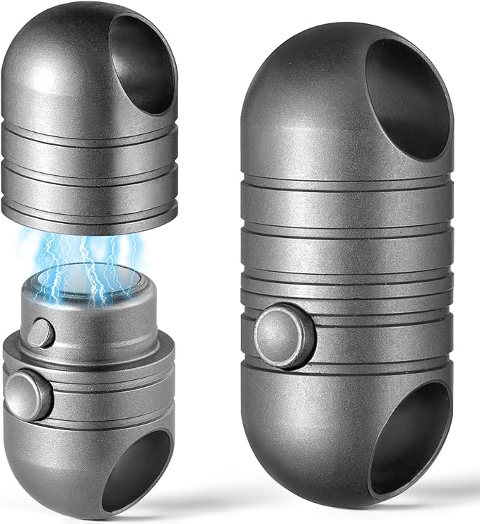 TISUR Magnetic Quick Release Keychain,Titanium Detachable Key Chain Rings Holder Connector for Men Car Keys