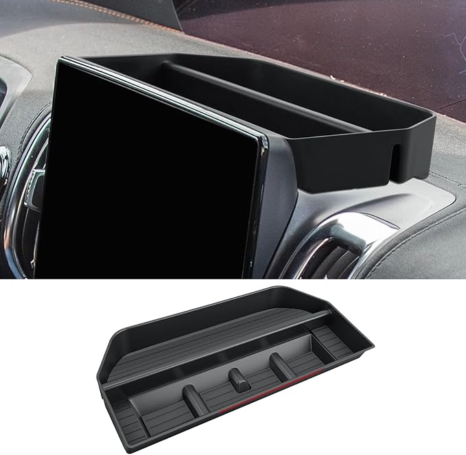 CDEFG for 2026 Ford Expedition Dashboard Storage 13.2" Screen Organizer, for 2025 2026 Ford Expedition Accessories Dash Behind-Screen Storage Box