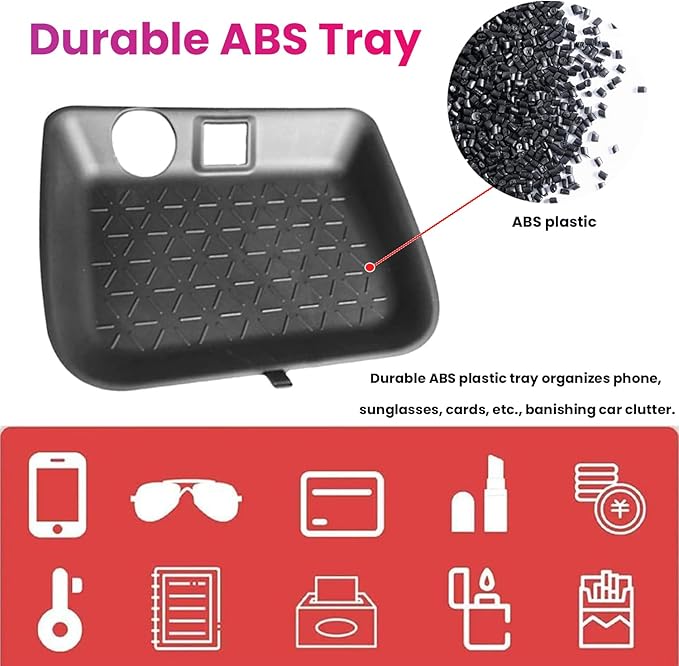 for RAV4 Center Console Organizer Tray Compatible with Toyota RAV4 2023 2022 2021 2020 2019 Accessories, Interior Accessories, Gear Shift Tray Organizer Insert Tray
