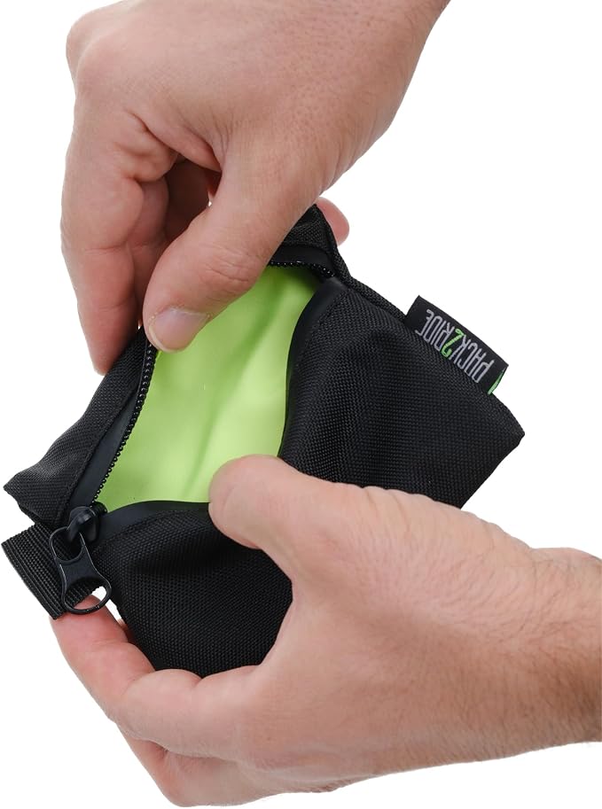 PACK2RIDE Karman Zipper Pouch - Lightweight, Flexible, Water and Abrasion Resistant Compact Zip Pouch Wallet for Women & Men, Multi-Purpose Holder for Cards, Cash, and Essentials