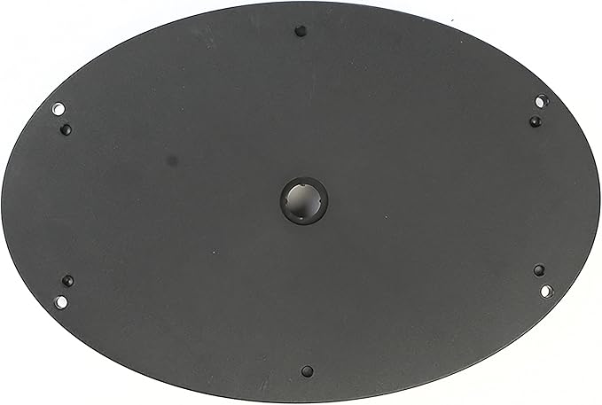 Vu Ryte Stackable 1 Inch Computer Monitor Riser Stand, Oval, Black, VUR 8800 4-Pack