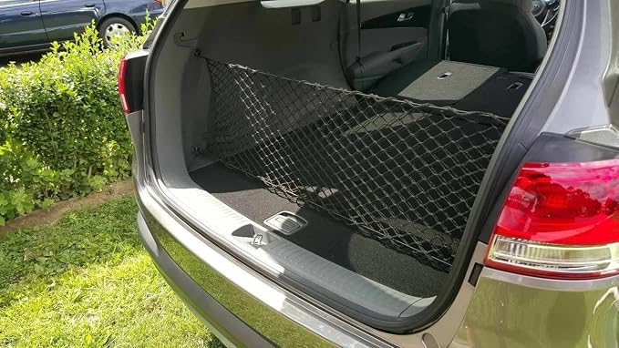 Trunk Organizer Cargo Net for KIA Sorento 2014-2026 – Envelope Style Cargo Net for SUV – Premium Mesh Elastic Car Trunk Organizer Vehicle Carrier Storage – Compatible with Sorento