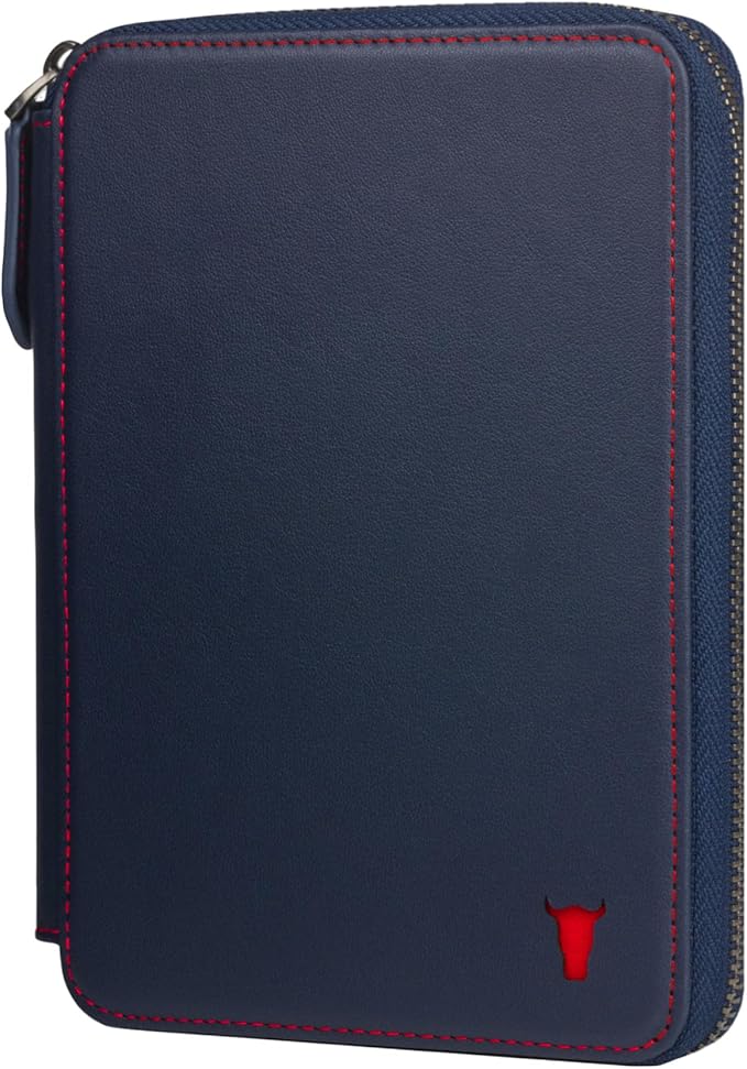TORRO Travel Wallet – Genuine Leather Travel Organiser with Passport Holder and Detachable Cardholder