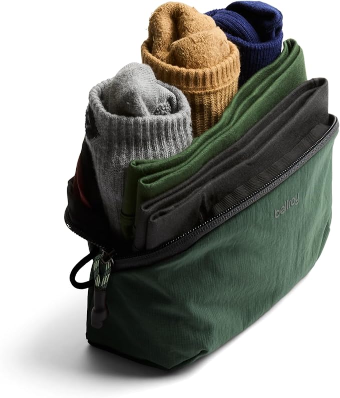 Bellroy Lite Packing Pouch 2L (Organizer Packing Cube for Travel Near and far) - Spruce