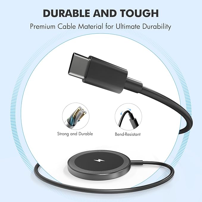 3-Pack 15W Magnetic Wireless Charger: Qi2 Fast Charging Pad for iPhone Air 17 16 15 14 13 12 Pro Max, Samsung Galaxy S26 S25, Google Pixel 10, AirPods-Slim Portable for Desk Bedside Travel-Black