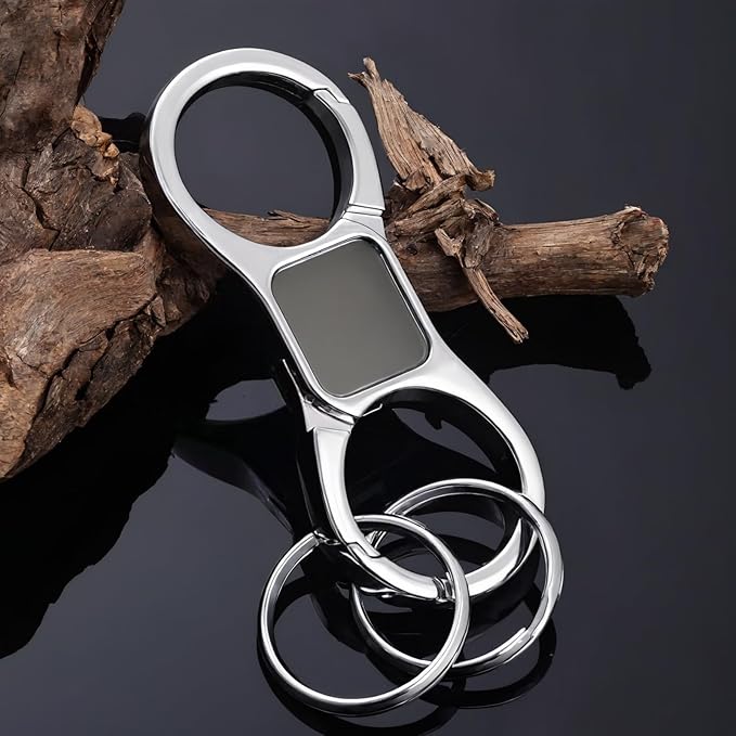 Key Organizer, Key Chain With 8 Key Rings, Key Holder, Key Chains Rings, Quick Release Keychain, Heavy Duty Car Keychains Organizer