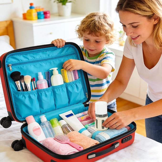 Travel Bottle Set,Leakproof Portable Refillable Storage | Travel Size Toiletries Bottles,for Outdoor Camping Trip Vacation Hotel Women Shampoo Conditioner Lotion