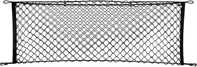 Envelope Style Automotive Elastic Trunk Mesh Cargo Net for Kia Sportage LX EX SX X-Line 2023-2026 - Premium Trunk Organizer and Storage - Luggage Net - Best Car Organizer for Kia Sportage
