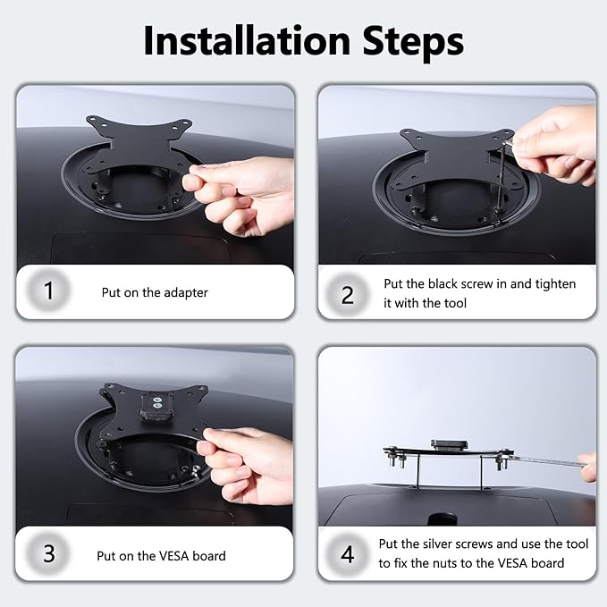 G34WQi VESA Adapter Compatible with XIAOMI 27" 34" Monitors (Fits X27G9, G27Q, G Pro 27i, A27Ui, G34WQ, G34WQi) ??75x75 to 100x100 VESA Mount Adapter Bracket