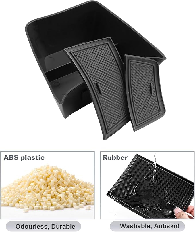 SKTU for 2024 2025 2026 Chevy Trax Center Console Organizer 2024 2025 2026 Chevy Trax Console Tray 2024 2025 2026 Trax Lower Console Tray 2024 2025 2026 Chevy Trax Accessories (Black)