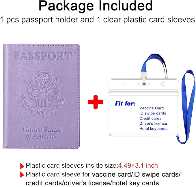 TIGARI Passport Holder for Travel Women Men, Valentines Day Gifts PU Leather Wallet Cover Case Sleeve, Waterproof Protected Document Organizer, Vacation Plane Cruise Travel Essentials