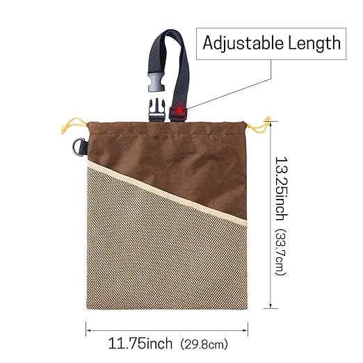 GNEGNI 2PCS Car Garbage Can, Hanging Car Trash Bag with Waterproof Leakproof Lining