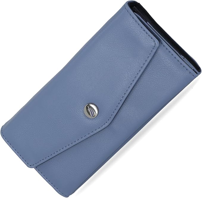 Nautica Money Manager RFID Slim and Small Wallet for Women - Credit Card Holder with Coin Purse and Zipper Wallet, Women's Clutch Organizer