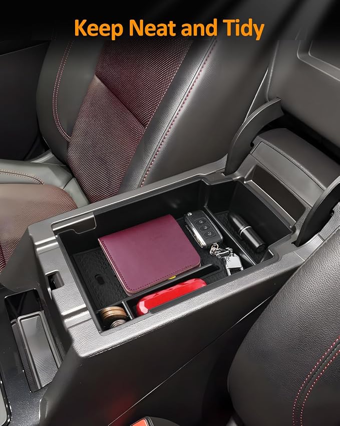 CDEFG for Chevy Blazer 2020-2025 2026 Accessories Center Console Organizer Tray Blazer (2LT, 3LT, Premier, RS) Armrest Storage Middle Console Insert