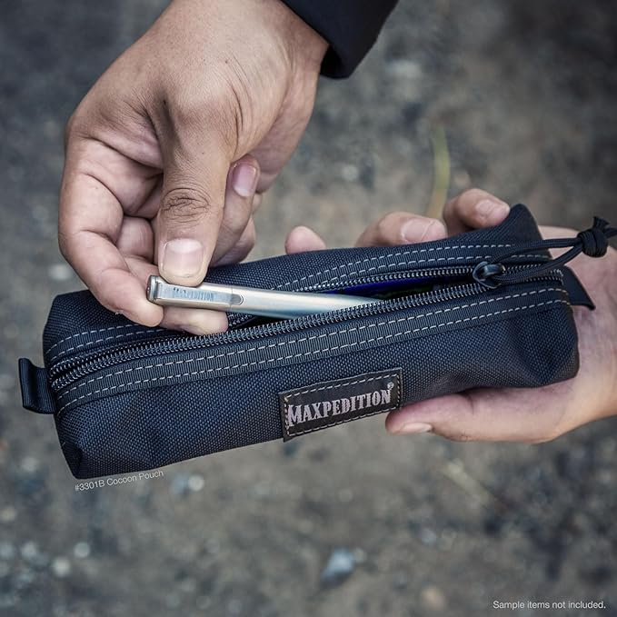 Maxpedition Gear Cocoon Pouch, Black, Medium