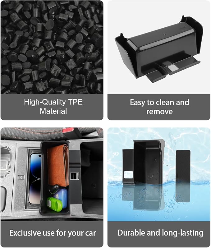 CDEFG for 2026 Nissan Frontier Center Console Organizer Tray for 2022-2025 2026 Nissan Frontier (S/SV/Pro-X/Pro-4X/SL) Accessories Middle Console Armrest Hanging Storage Box