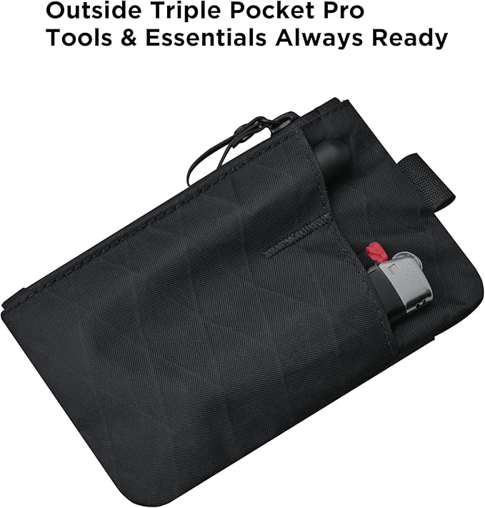 ALPAKA Zip Pouch Pro - Minimalist Zipper Wallet - with RFID Blocking ID Card Holder Wallet with Zipper for Men with Multi-tool Slot