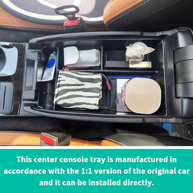 Center Console Storage Tray For Ford Escape 2020-2026/ For Bronco Sport 2021-2026 Interior Accessories Armrest Storage Box Secondary Insert Organizer Tray Accessories