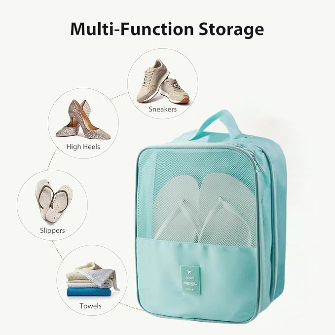 Shoe Bags for Travel,Shoe Bag Holds 3 Pair of Shoes,Shoe Storage Pouch for Travel and Daily Use,Shoe Organizer Travel Essentials for Packing in Suitcase,Waterproof