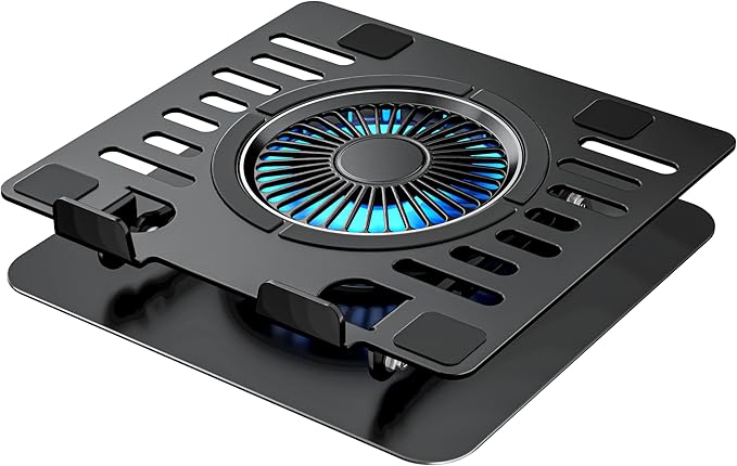 Laptop Stand with 360 Rotating Base, Adjustable Height Up to 10",Ergonomic Aluminum Laptop Riser Holder Computer Stand for Laptop 10 14 15 17 Inches/All MacBook Air Pro