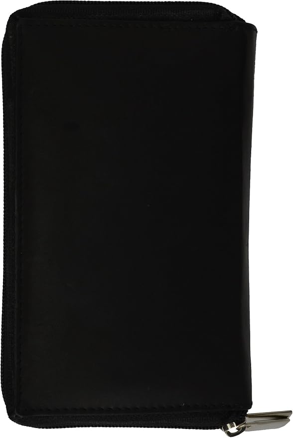Marshal Genuine Leather Ladies Standard Wallet #4575CF Black