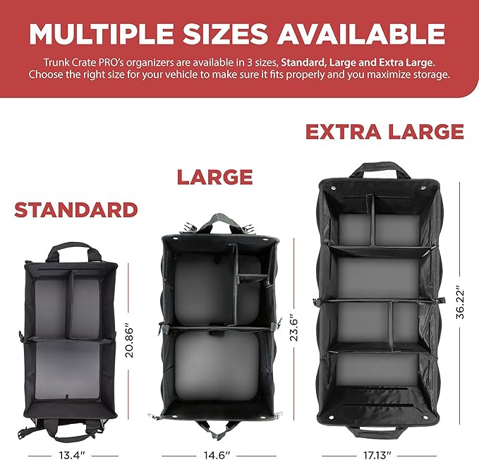 TRUNKCRATEPRO Pink Car Accessories For Women, Trunk Organizer For Car, Suv, Jeep Premium Adjustable Multi Compartments Collapsible (Large Capacity)
