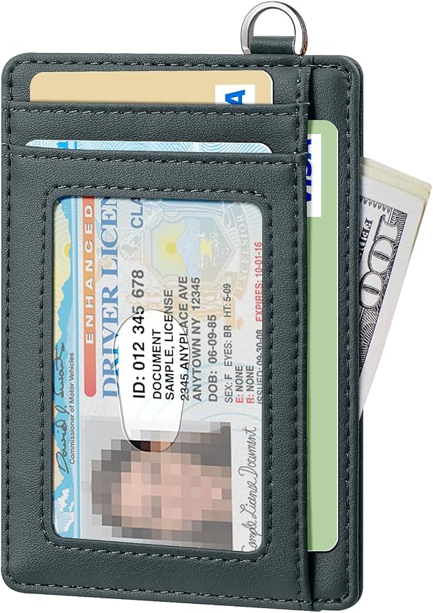FurArt Slim Minimalist Wallet, Front Pocket Wallets, RFID Blocking, Credit Card Holder for Men