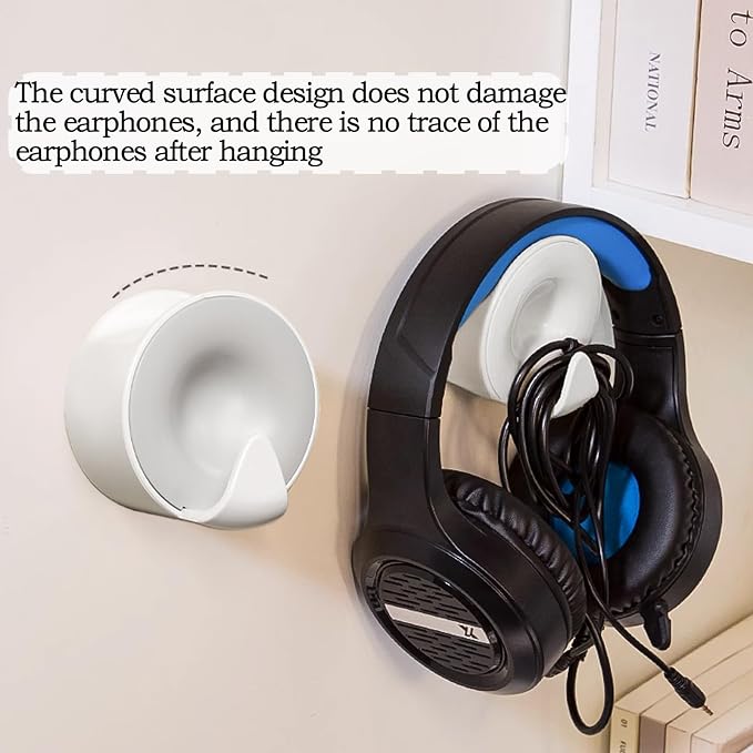 Magnetic Headphone Holder,Headset Hook, Magnetic Headphone Hook, Compatible with AirPod Max and All Computer/Gaming headsets