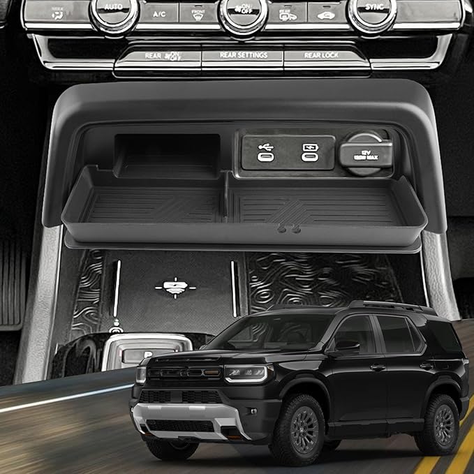 YEE PIN 2026 Passport Center Console Organizer Coin Tray for 2026 Honda Passport Center Console Tray Middle Console Storage Insert Dash Cubby Organizer for 2026 Honda Passport Accessories