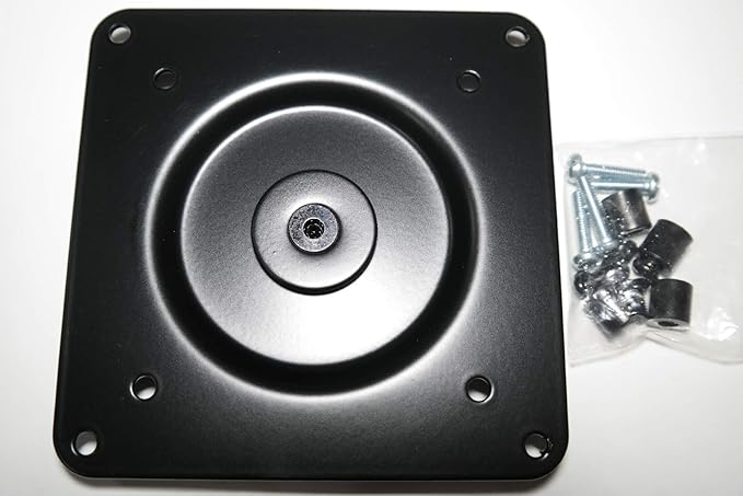 Generic for Human Scale Black Quickstand lite VESA Plate Monitor Mount for mounting Screen M8 M2 M-Flex with Screws 2407541014BL1, Black