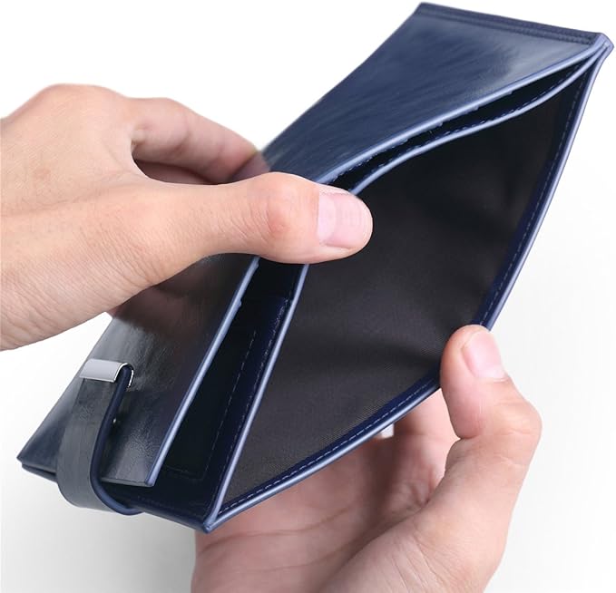 Women's Genuine Leather Credit Card Holder RFID Long Zipper Purse Wallet