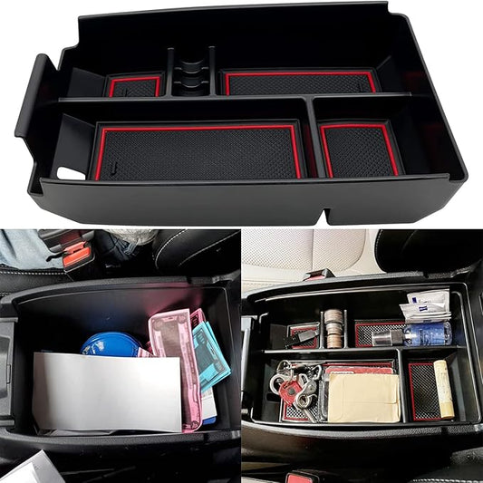 JOJOMARK Compatible with Ford Escape 2020 2021 2022 2023 2024 2025, Bronco Sport 2021-2023 2024 2025 Accessories Center Console Tray Organizer, Armrest Secondary Storage Box