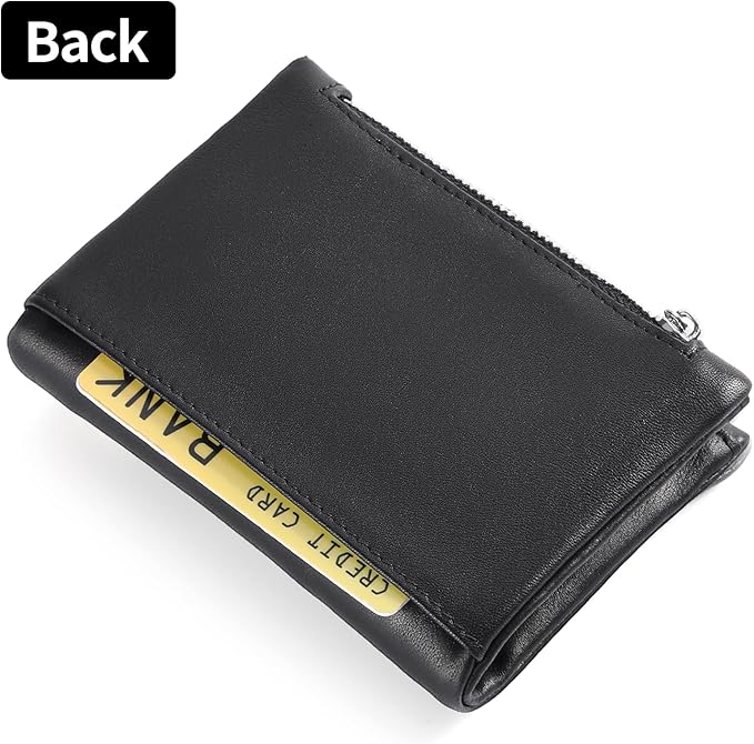 FALAN MULE Wallet for Men Large Capacity Genuine Leather Men Wallets RFID Blocking