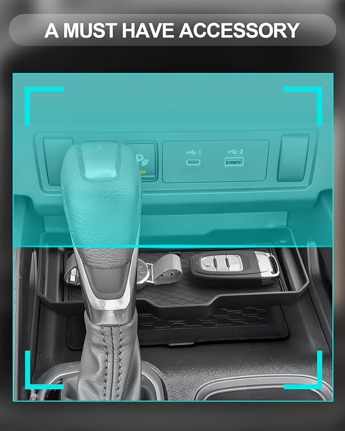 CDEFG for 2025 2026 Nissan Frontier Center Console Organizer for 2022 2023 2024 2025 2026 Nissan Frontier Accessories Middle Console Organizer Storage Box