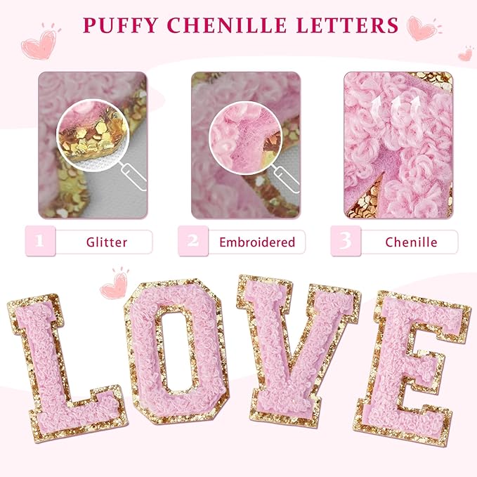 COSHAYSOO Small RFID Wallet Bifold Christmas Gifts Trendy Birthday Gifts for Teacher Nurse Company Employee Female Coworker Colleague Appreciation Chenille Letter G Pink
