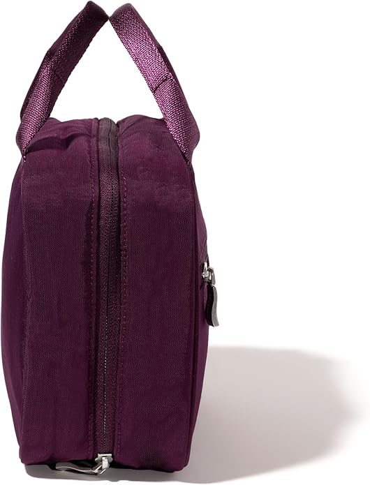 Baggallini Hanging Travel Toiletry Kit - Lightweight 6x10 Inch Makeup Bag