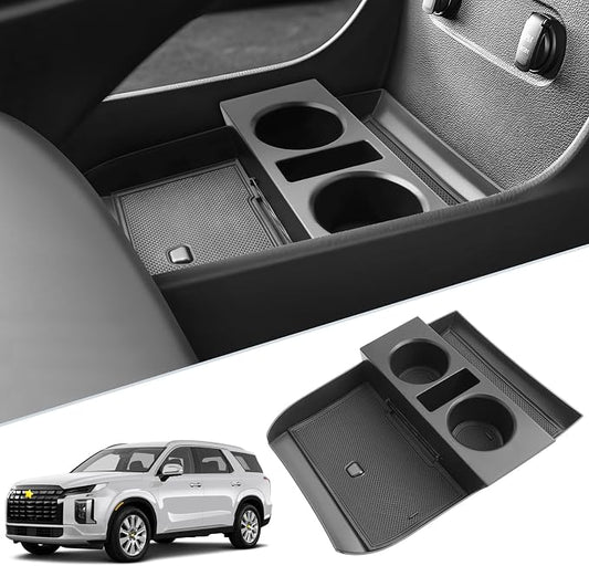SKTU for 2023 2024 2025 Hyundai Palisade Center Console Organizer 2023-2025 Palisade Under Center Console Tray 2024 Palisade Armrest Box Hyundai Palisade 2024 2025 Accessories (Lower Organizer)