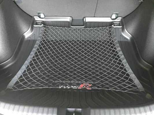 Rear Trunk Organizer Cargo Net for Honda Civic 2017-2023 - Floor Style Cargo Net for Hatchback-Premium Mesh Elastic Car Trunk Organizer Vehicle Carrier Storage - Compatible with Civic