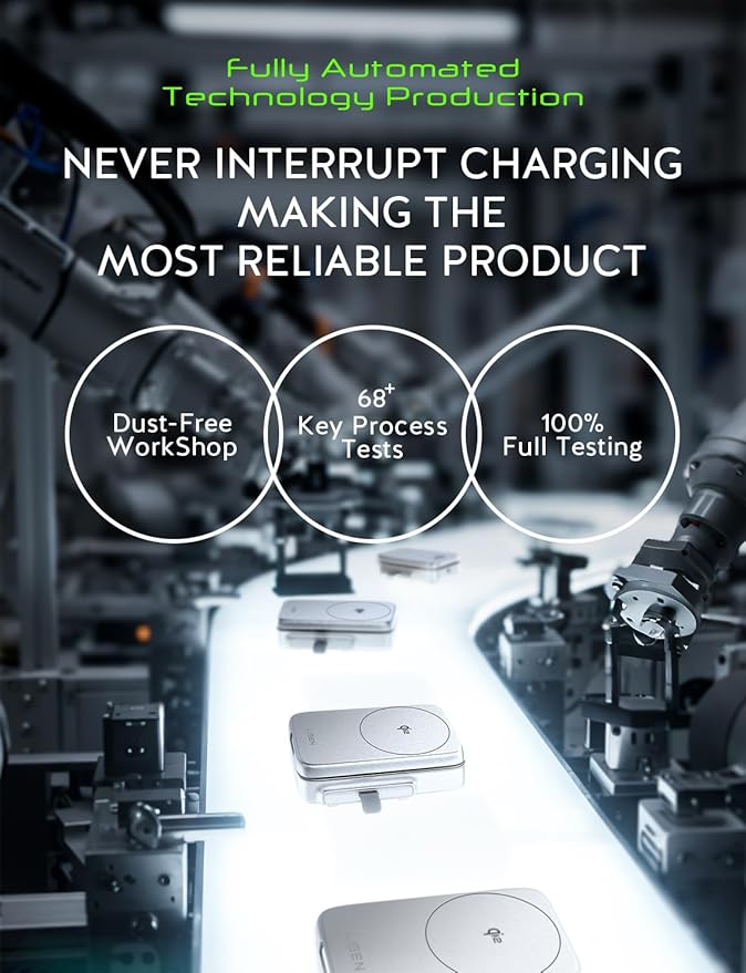 LISEN for iPhone 17 Pro Max 15W magsafe Fast Charger 3-in-1 Charging Station Qi2 Certified Foldable Magsafe Charger Stand for Apple Multiple Devices,Wireless Nightstand,AirPods,Apple Watch