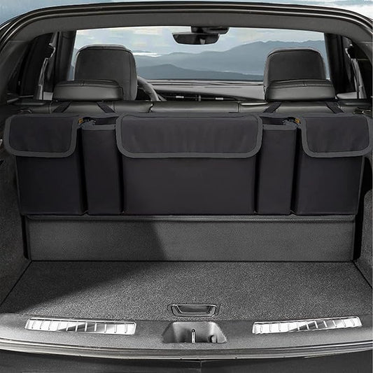 AOPHY Car Organizers and Storage, Backseat Hanging Organizer with 5 Pockets, Waterproof Collapsible Large Capacity Organization Bag, Interior Accessories Trunk Organizer for Car, SUV, Truck, MPV