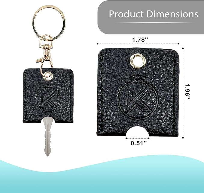 Soft Leather Key Sleeve, 3pcs Keychain Key Fod, Protector for Broken Car Keys
